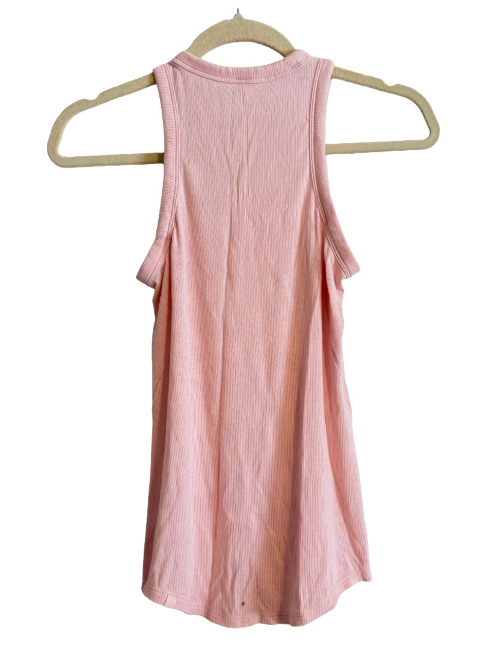 Lululemon Ribbed Modal Racerback Tank Top Blush Pink Size 2 - Picture 5 of 5